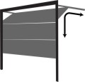 Sectional door operation